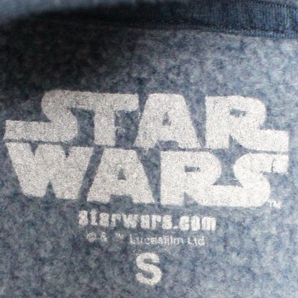 Star Wars Blue Small Long Sleeve Hoodie with Front Pocket - Picture 6 of 11